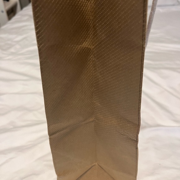 Christian Louboutin Brown Paper Shopping Tote with White Logo - Picture 5 of 5